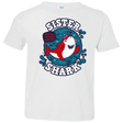 T-Shirts White / 2T Shark Family trazo - Sister Toddler Premium T-Shirt
