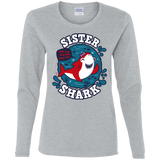 T-Shirts Sport Grey / S Shark Family trazo - Sister Women's Long Sleeve T-Shirt