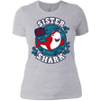 T-Shirts Heather Grey / X-Small Shark Family trazo - Sister Women's Premium T-Shirt