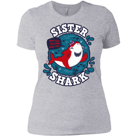T-Shirts Heather Grey / X-Small Shark Family trazo - Sister Women's Premium T-Shirt