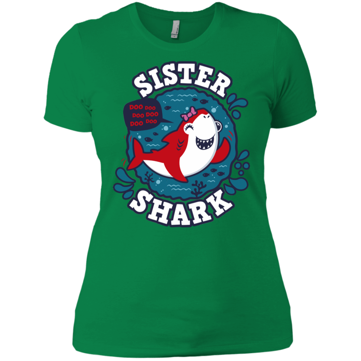 T-Shirts Kelly Green / X-Small Shark Family trazo - Sister Women's Premium T-Shirt