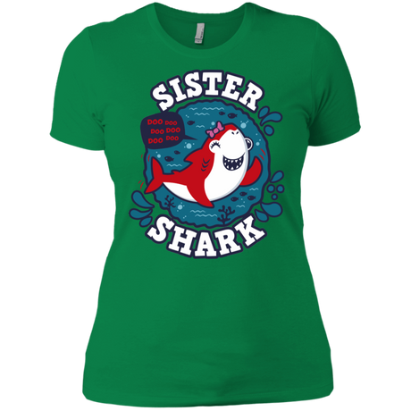 T-Shirts Kelly Green / X-Small Shark Family trazo - Sister Women's Premium T-Shirt