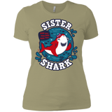 T-Shirts Light Olive / X-Small Shark Family trazo - Sister Women's Premium T-Shirt
