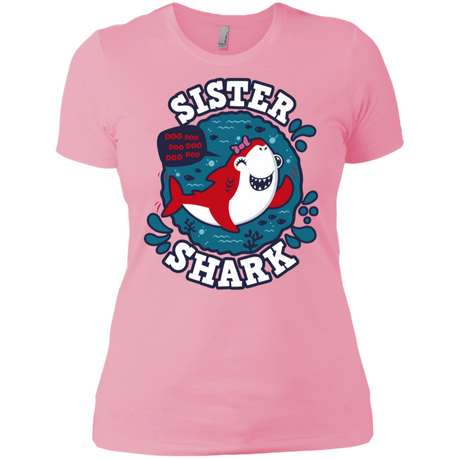 T-Shirts Light Pink / X-Small Shark Family trazo - Sister Women's Premium T-Shirt