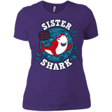 T-Shirts Purple Rush/ / X-Small Shark Family trazo - Sister Women's Premium T-Shirt