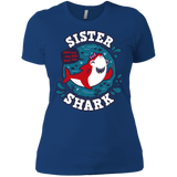 T-Shirts Royal / X-Small Shark Family trazo - Sister Women's Premium T-Shirt