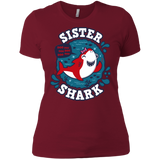 T-Shirts Scarlet / S Shark Family trazo - Sister Women's Premium T-Shirt