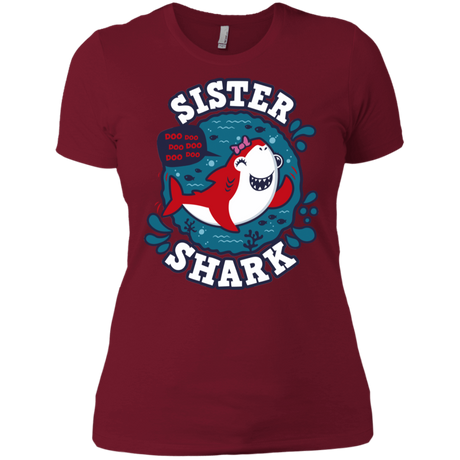 T-Shirts Scarlet / S Shark Family trazo - Sister Women's Premium T-Shirt