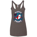 T-Shirts Macchiato / X-Small Shark Family trazo - Sister Women's Triblend Racerback Tank