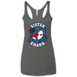 T-Shirts Premium Heather / X-Small Shark Family trazo - Sister Women's Triblend Racerback Tank