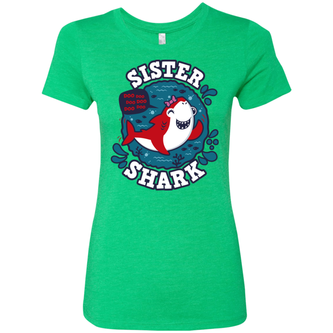 T-Shirts Envy / S Shark Family trazo - Sister Women's Triblend T-Shirt