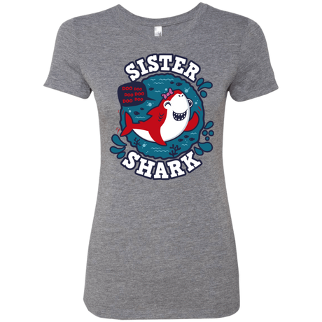 T-Shirts Premium Heather / S Shark Family trazo - Sister Women's Triblend T-Shirt