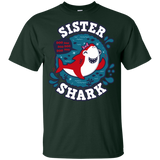 T-Shirts Forest / YXS Shark Family trazo - Sister Youth T-Shirt