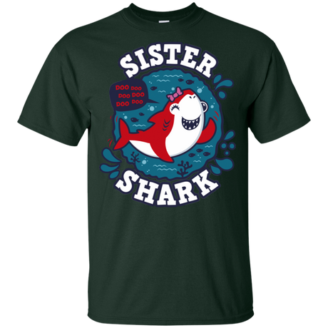 T-Shirts Forest / YXS Shark Family trazo - Sister Youth T-Shirt