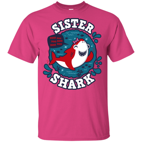 T-Shirts Heliconia / YXS Shark Family trazo - Sister Youth T-Shirt