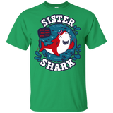 T-Shirts Irish Green / YXS Shark Family trazo - Sister Youth T-Shirt