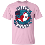 T-Shirts Light Pink / YXS Shark Family trazo - Sister Youth T-Shirt