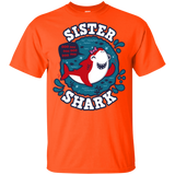 T-Shirts Orange / YXS Shark Family trazo - Sister Youth T-Shirt