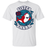T-Shirts White / YXS Shark Family trazo - Sister Youth T-Shirt
