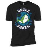 T-Shirts Black / YXS Shark Family trazo - Uncle Boys Premium T-Shirt