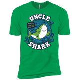 T-Shirts Kelly Green / YXS Shark Family trazo - Uncle Boys Premium T-Shirt