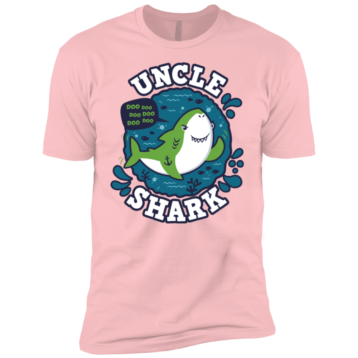 T-Shirts Light Pink / YXS Shark Family trazo - Uncle Boys Premium T-Shirt
