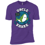 T-Shirts Purple Rush / YXS Shark Family trazo - Uncle Boys Premium T-Shirt