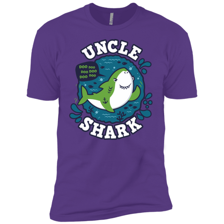 T-Shirts Purple Rush / YXS Shark Family trazo - Uncle Boys Premium T-Shirt