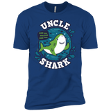 T-Shirts Royal / YXS Shark Family trazo - Uncle Boys Premium T-Shirt