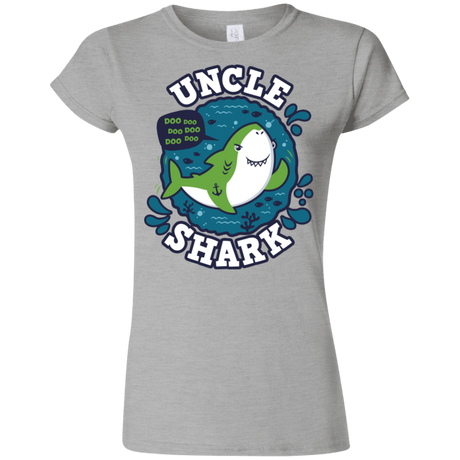 T-Shirts Sport Grey / S Shark Family trazo - Uncle Junior Slimmer-Fit T-Shirt