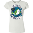 T-Shirts White / S Shark Family trazo - Uncle Junior Slimmer-Fit T-Shirt