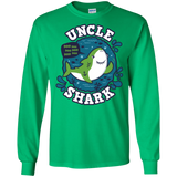 T-Shirts Irish Green / S Shark Family trazo - Uncle Men's Long Sleeve T-Shirt