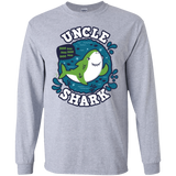 T-Shirts Sport Grey / S Shark Family trazo - Uncle Men's Long Sleeve T-Shirt
