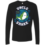 T-Shirts Black / S Shark Family trazo - Uncle Men's Premium Long Sleeve
