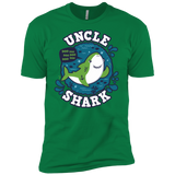 T-Shirts Kelly Green / X-Small Shark Family trazo - Uncle Men's Premium T-Shirt