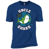 T-Shirts Royal / X-Small Shark Family trazo - Uncle Men's Premium T-Shirt