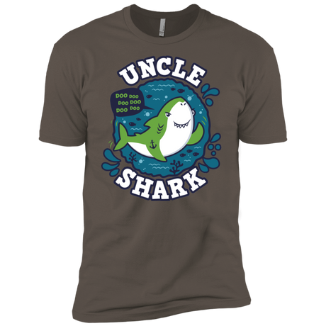 T-Shirts Warm Grey / X-Small Shark Family trazo - Uncle Men's Premium T-Shirt