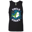 T-Shirts Black / S Shark Family trazo - Uncle Men's Premium Tank Top