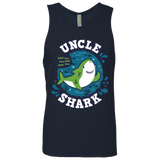 T-Shirts Shark Family trazo - Uncle Men's Premium Tank Top