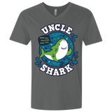 T-Shirts Heavy Metal / X-Small Shark Family trazo - Uncle Men's Premium V-Neck