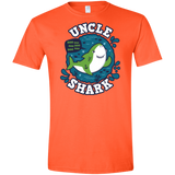T-Shirts Orange / S Shark Family trazo - Uncle Men's Semi-Fitted Softstyle