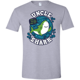 T-Shirts Sport Grey / X-Small Shark Family trazo - Uncle Men's Semi-Fitted Softstyle