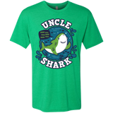 T-Shirts Envy / S Shark Family trazo - Uncle Men's Triblend T-Shirt