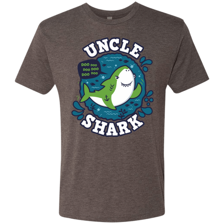 T-Shirts Macchiato / S Shark Family trazo - Uncle Men's Triblend T-Shirt
