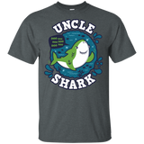 T-Shirts Dark Heather / S Shark Family trazo - Uncle T-Shirt