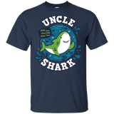 T-Shirts Navy / S Shark Family trazo - Uncle T-Shirt