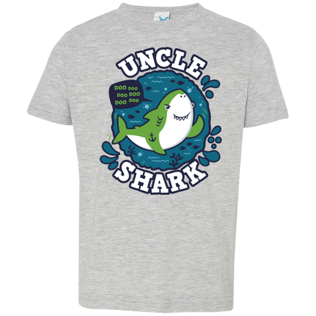 T-Shirts Heather Grey / 2T Shark Family trazo - Uncle Toddler Premium T-Shirt