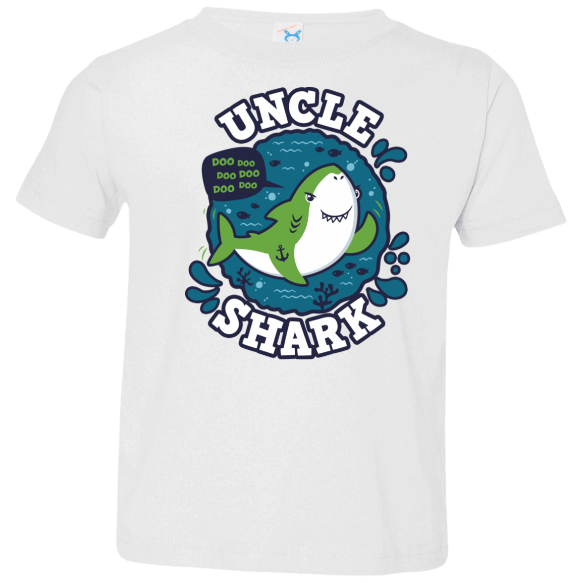 T-Shirts White / 2T Shark Family trazo - Uncle Toddler Premium T-Shirt