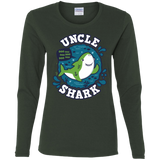 T-Shirts Forest / S Shark Family trazo - Uncle Women's Long Sleeve T-Shirt