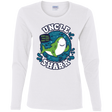 T-Shirts White / S Shark Family trazo - Uncle Women's Long Sleeve T-Shirt